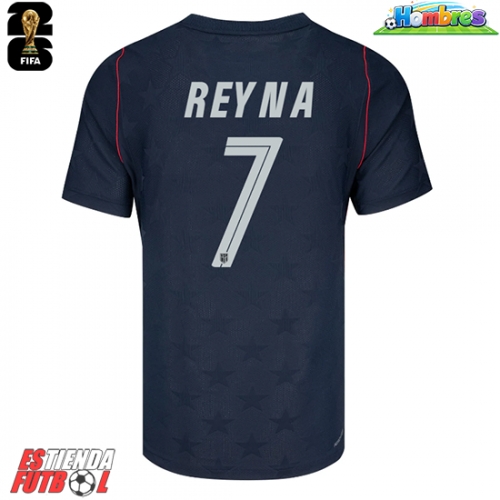 Estados Unidos Giovanni Reyna #7 Segunda Equipación Mundial 2026 Manga Corta